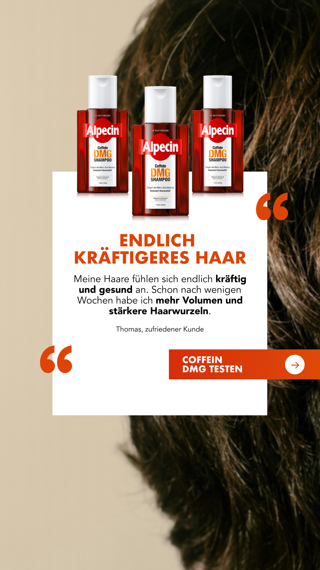 Alpecin Facebook ad