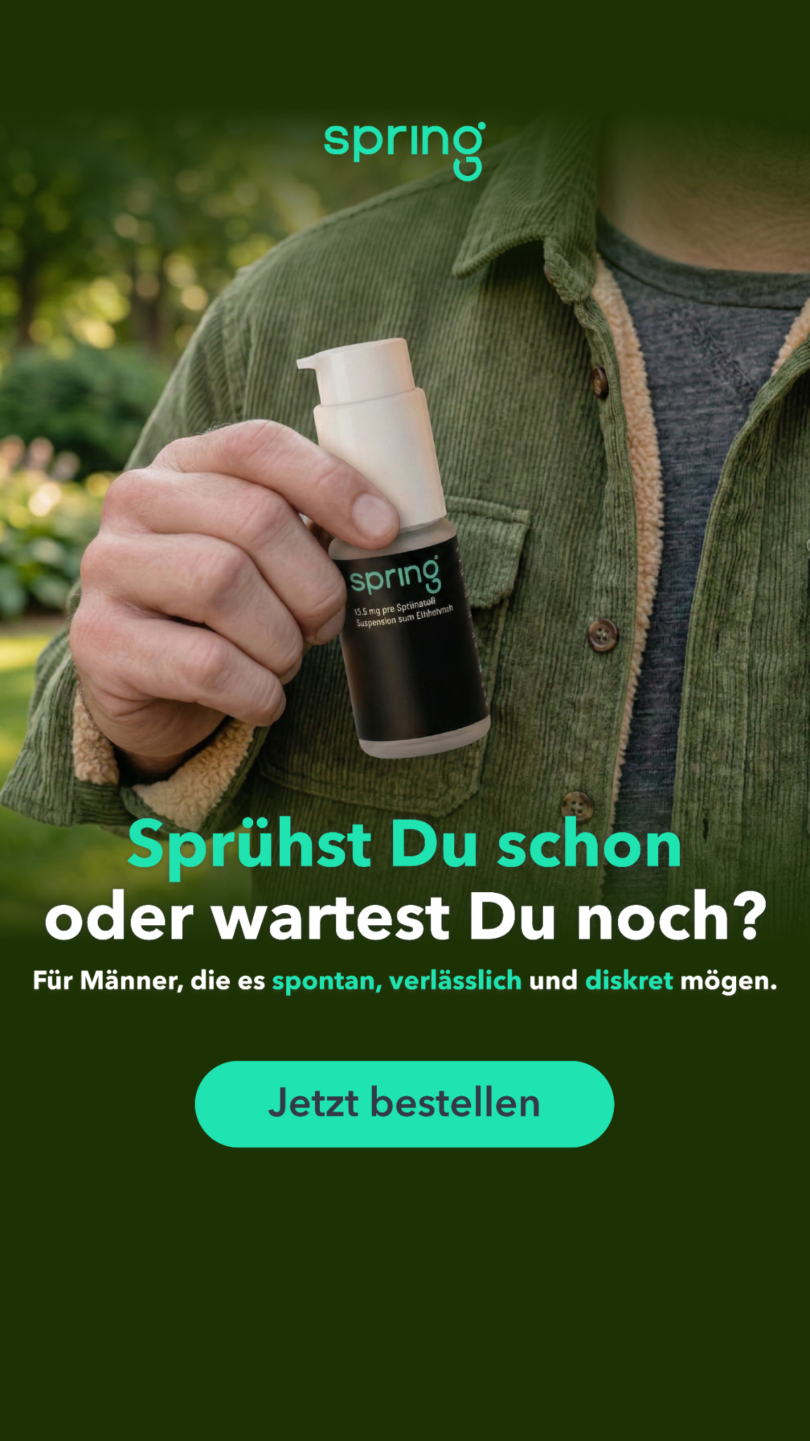 GoSpring Männergesundheit Deutschland  Facebook ad