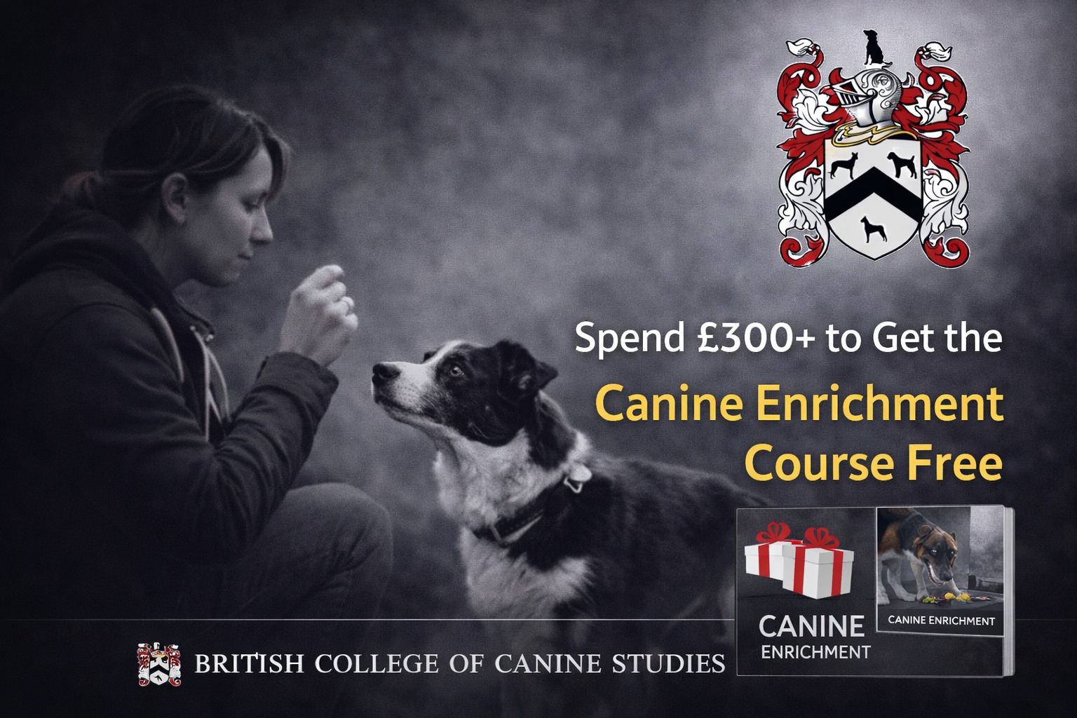 British College of Canine Studies Facebook ad: Turn Your Passion Into a Profession