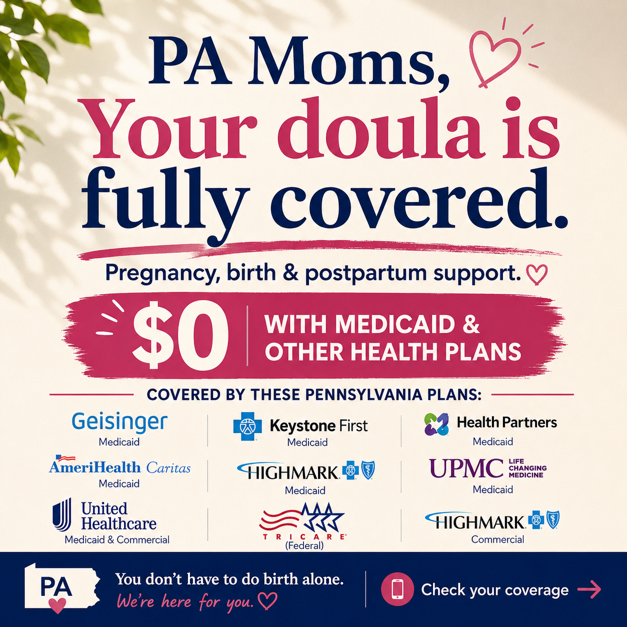 Flourish Maternity Care Facebook ad