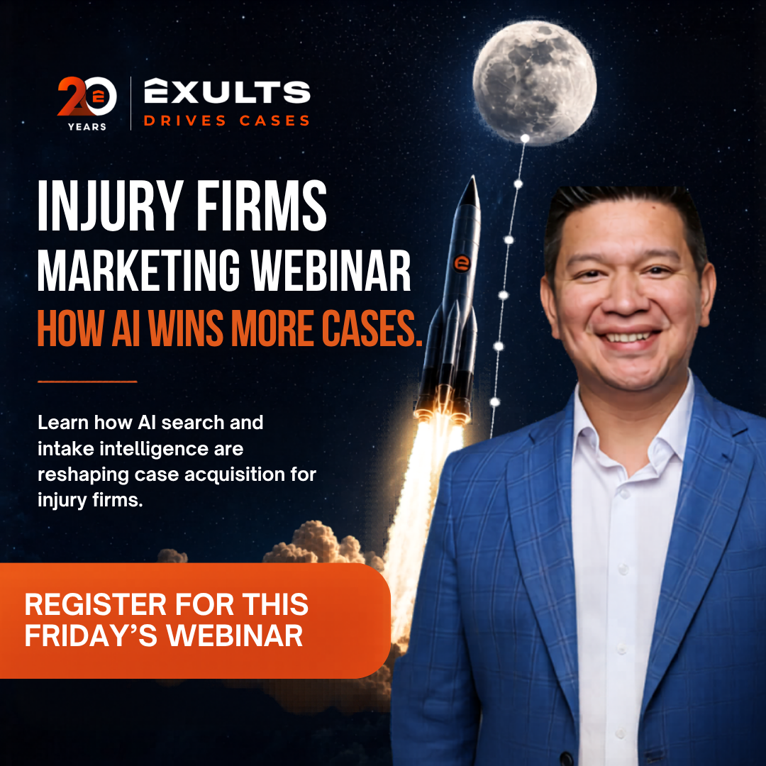 Exults Facebook ad: Register for the Webinar