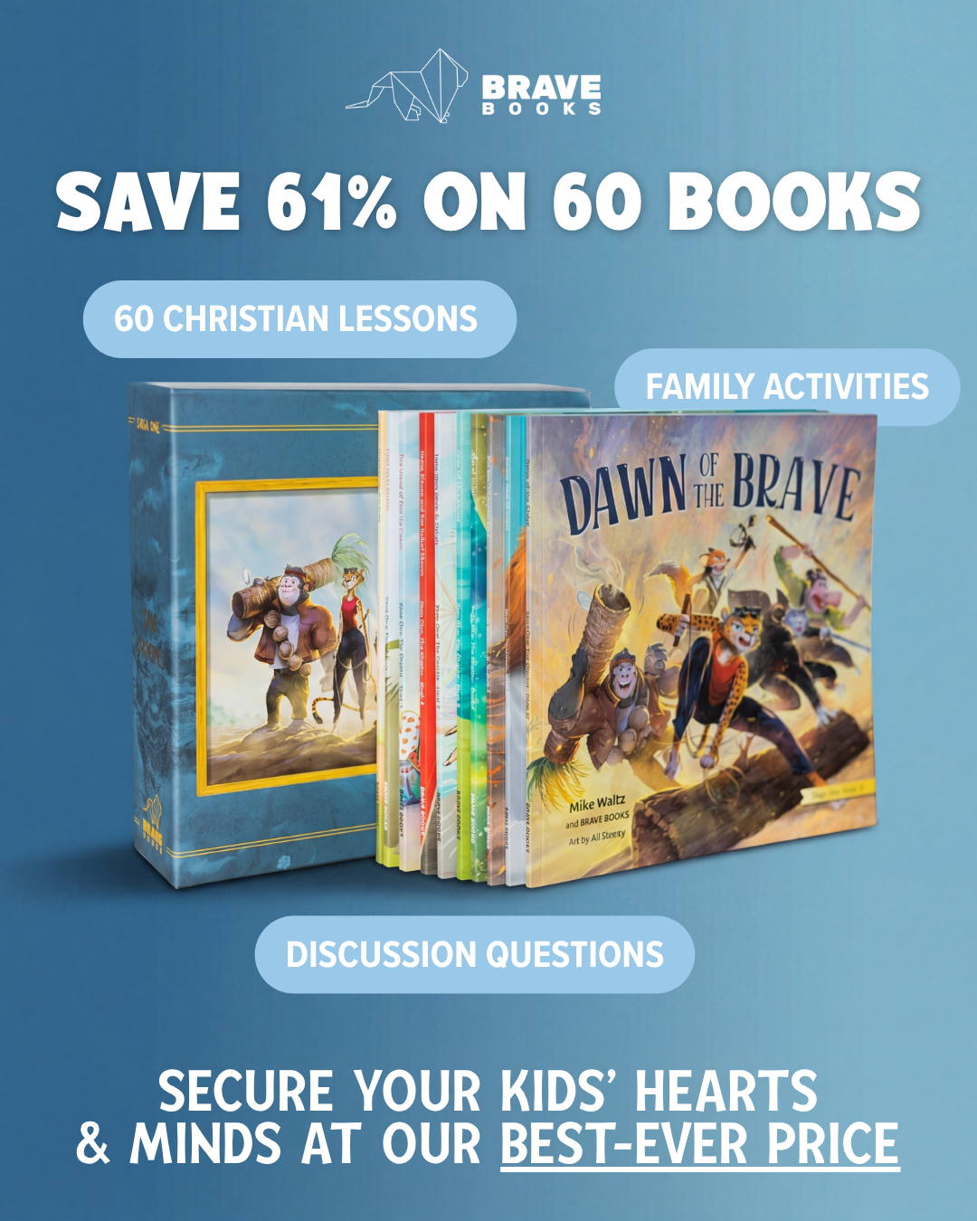 BRAVE Books Facebook ad