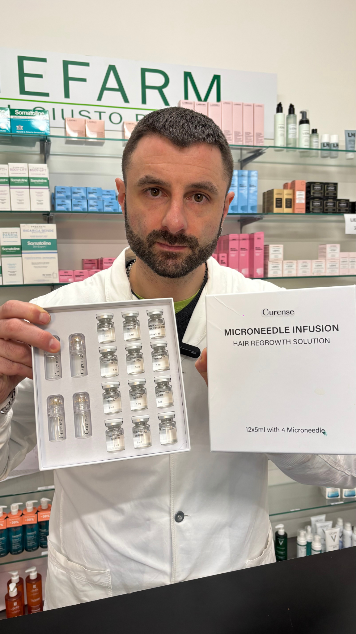 Curense Lab Facebook ad: Rigenera i tuoi capelli