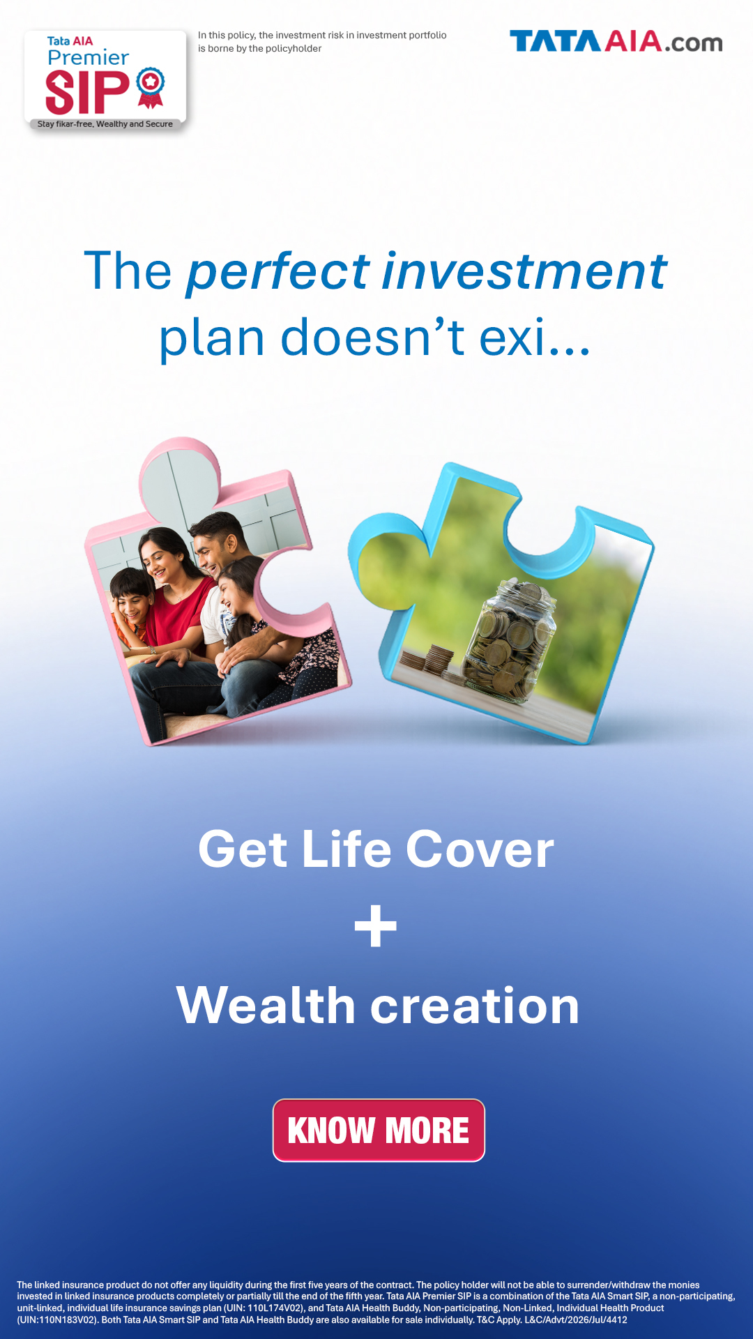 Tata AIA Life Facebook ad