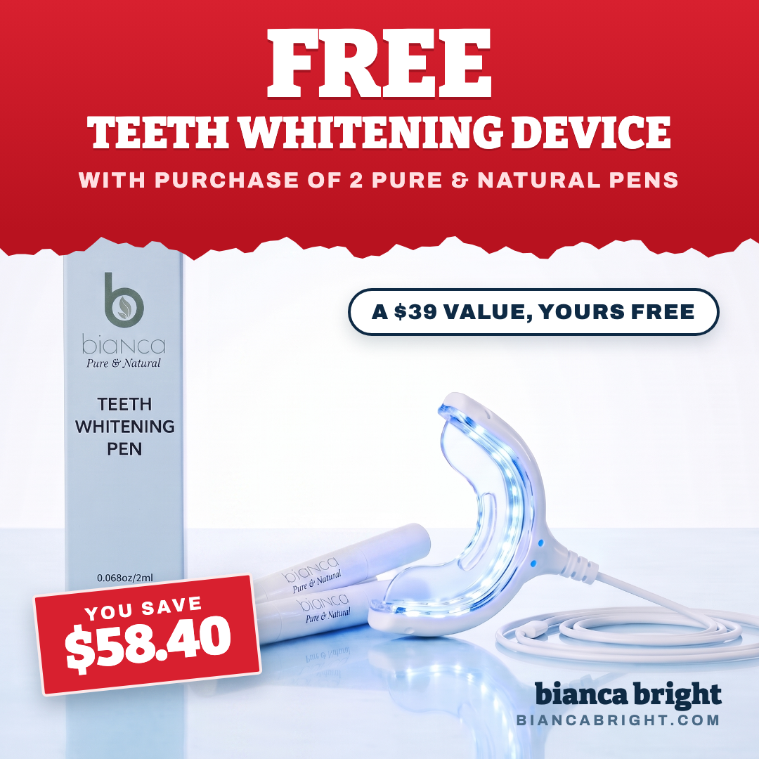 Bianca Bright Facebook ad: Buy 2 Pens, Get a FREE LED Kit!