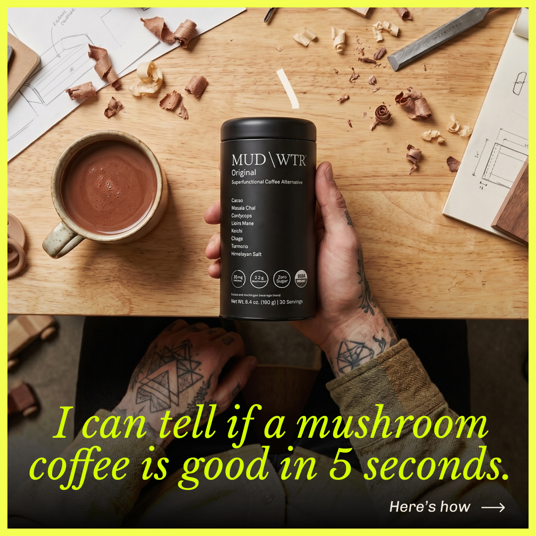 MUD\WTR Facebook ad
