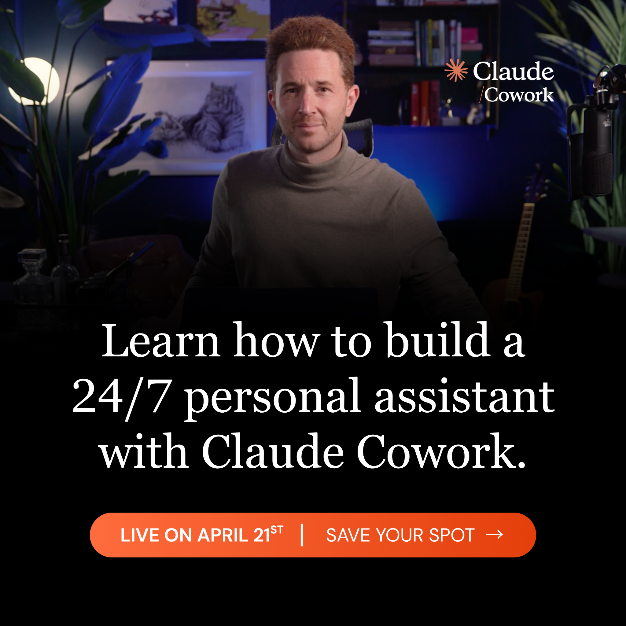 AdVenture Media Facebook ad: LIVE Interactive Workshop