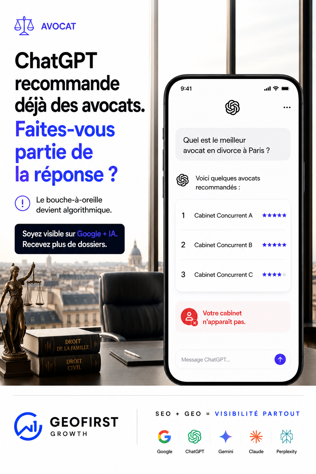 Geo first growth Facebook ad