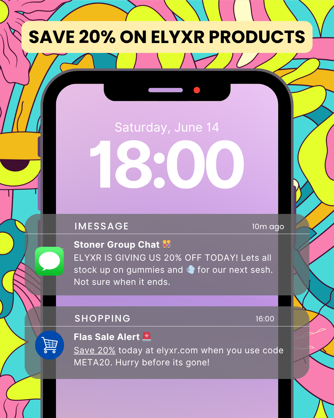 Elyxr Shop Facebook ad