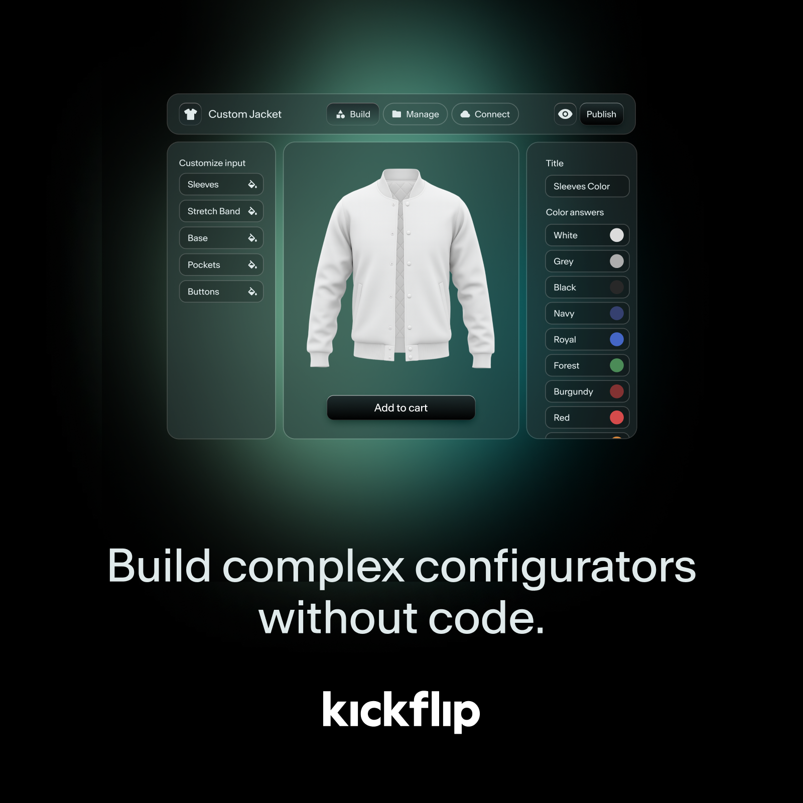 Kickflip Facebook ad: Launch a premium product configurator in days, not…