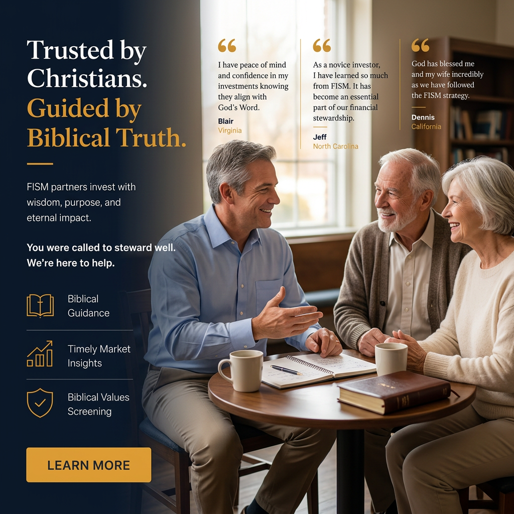 FISM Facebook ad: Faithful stewardship. Real community.