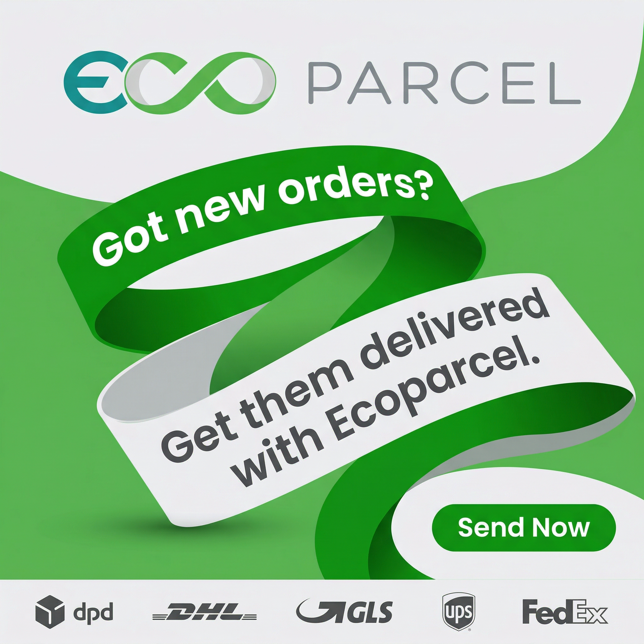 Ecoparcel Facebook ad: Get Bulk Carrier Rates Instantly