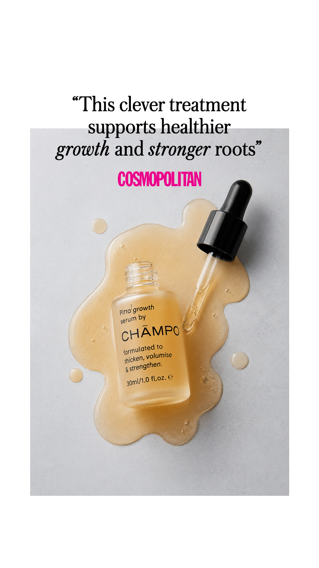 Chāmpo Haircare Facebook ad
