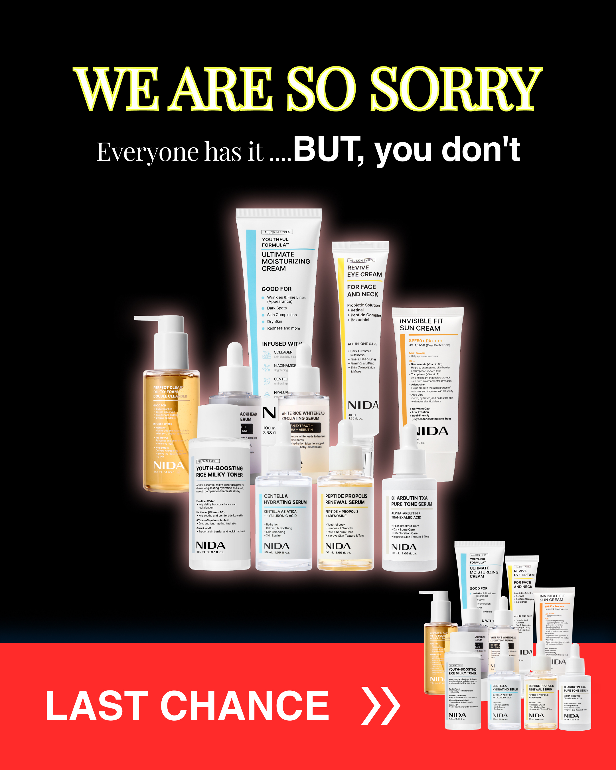 Korean Skincare 101 Facebook ad