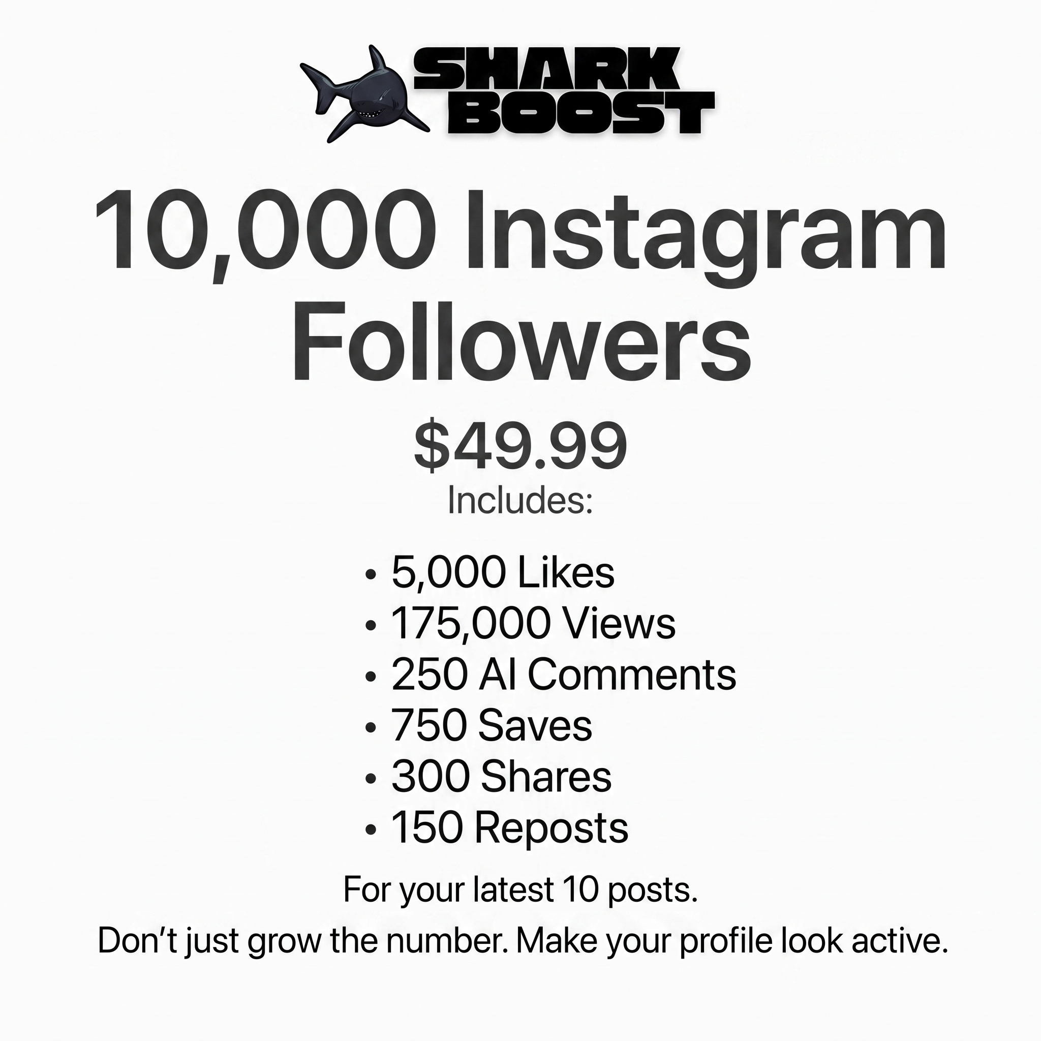 Sharkboost Facebook ad: SharkBoost - Boost Your Social Media Presence
