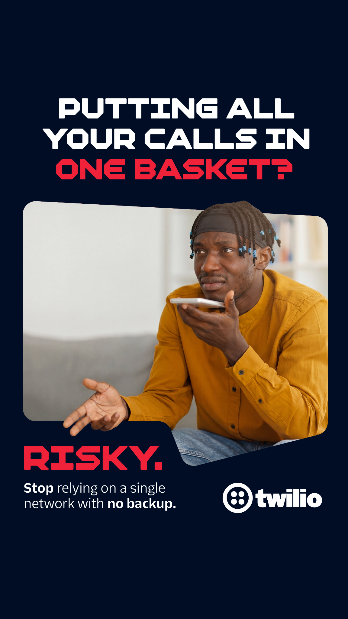 Twilio Facebook ad
