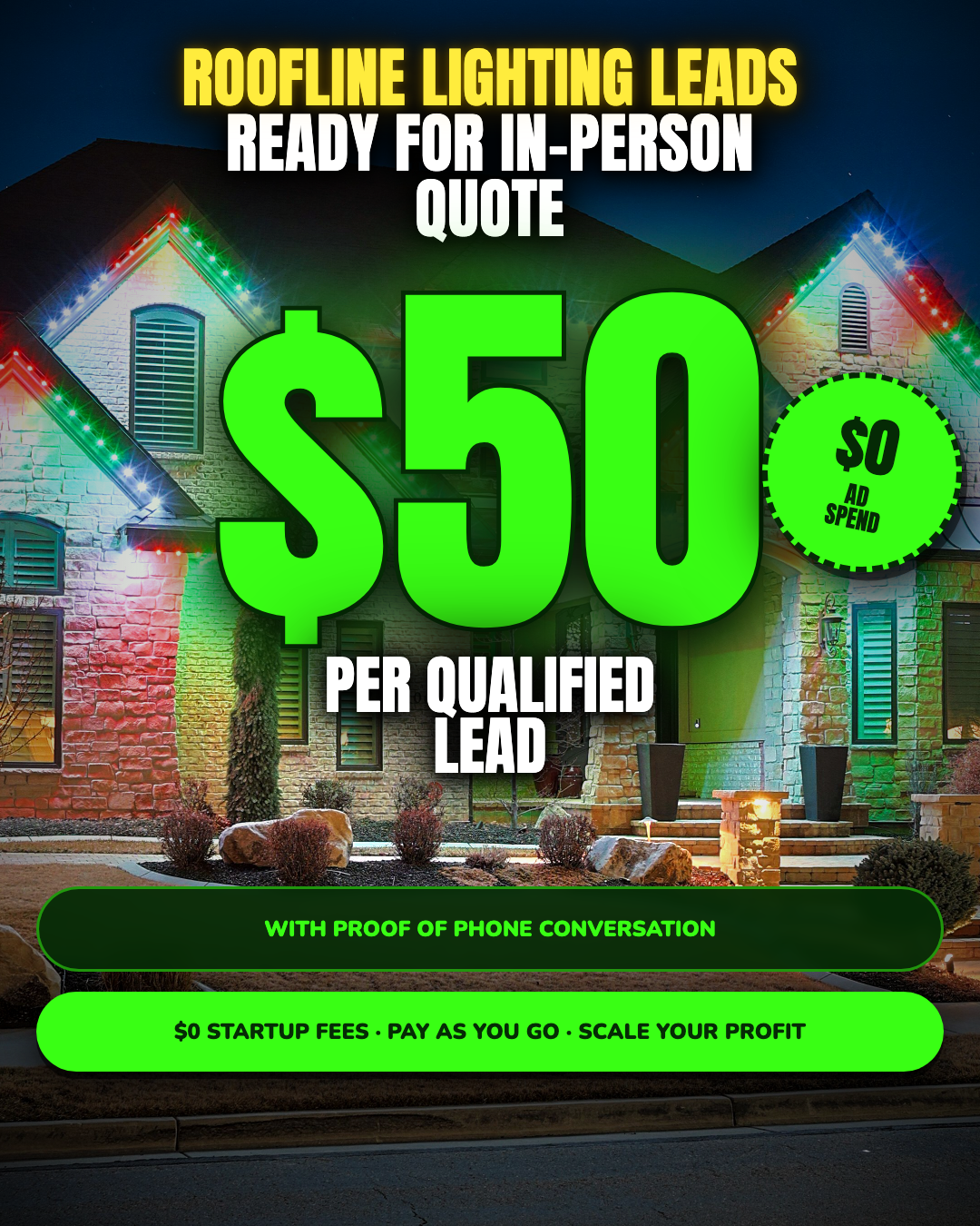 Valour Strategies Facebook ad: #1 Rated Lighting Lead Vendor
