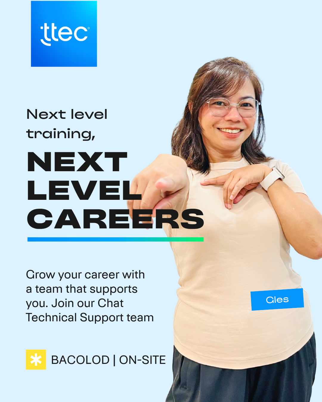 TTEC Philippines Facebook ad from Jul 20, 2026