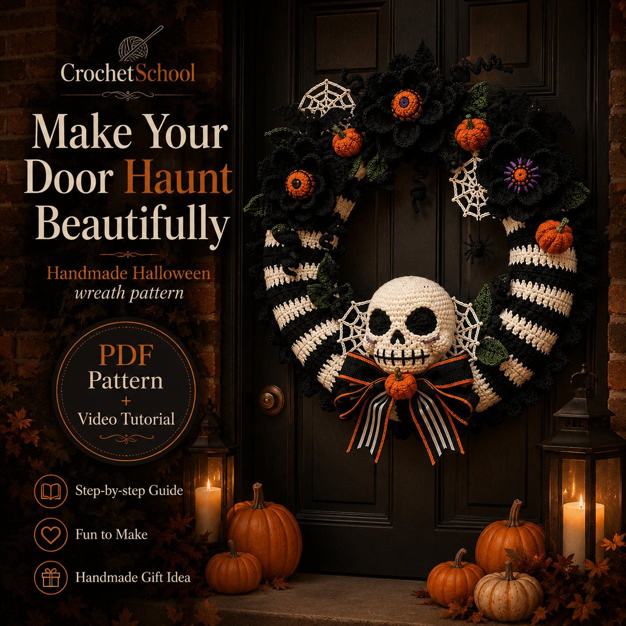 Crochet school Facebook ad