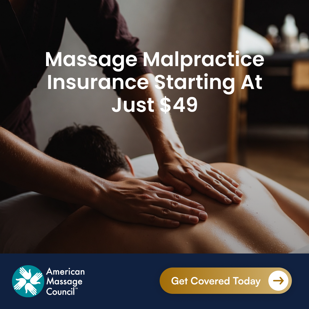 American Massage Council Facebook ad