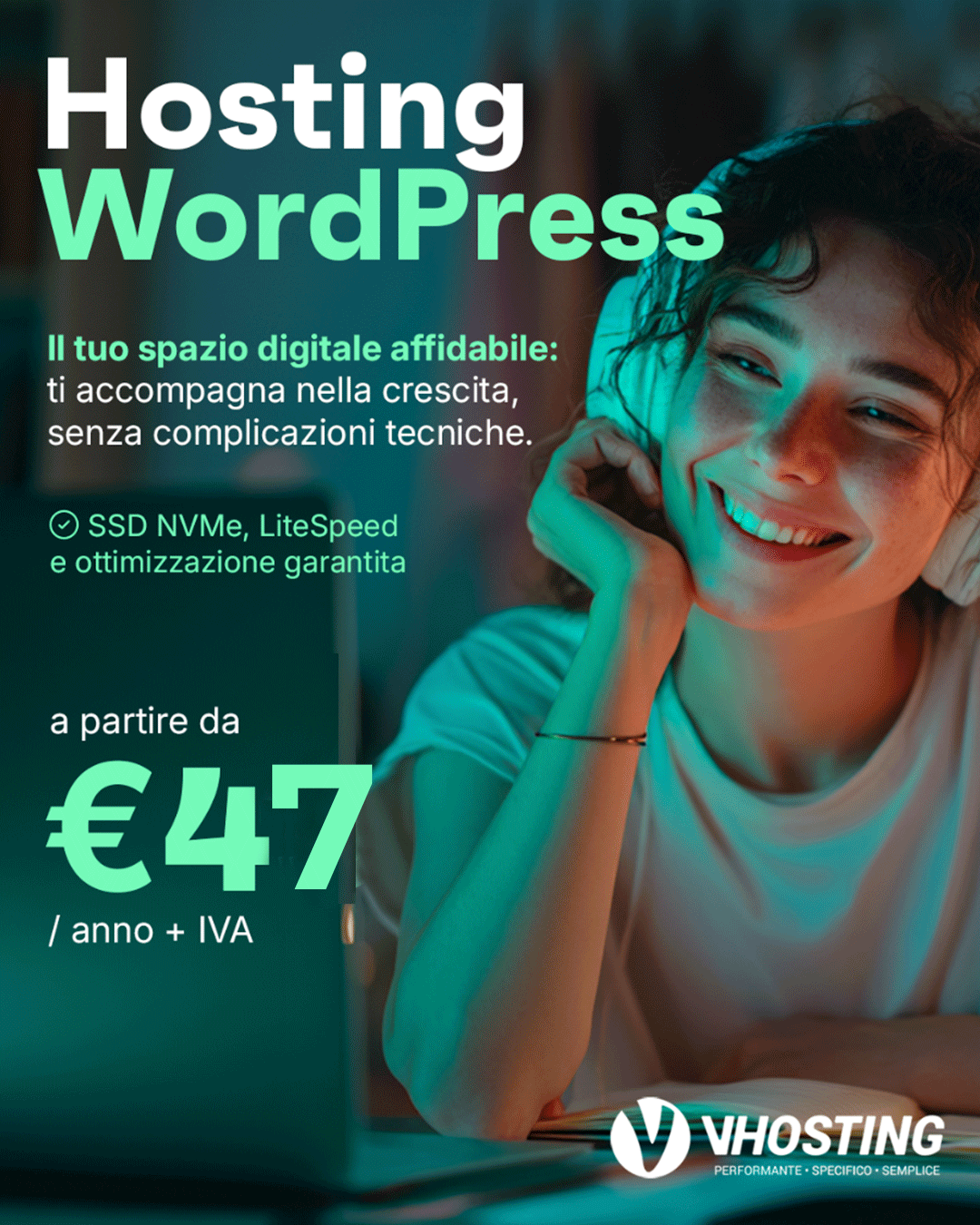 VHosting Solution Facebook ad