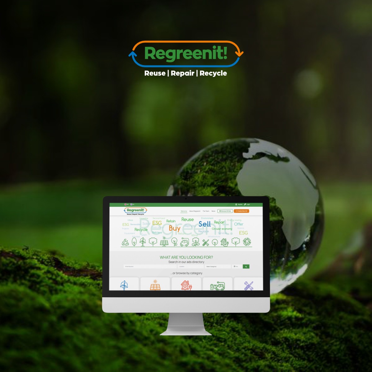Regreenit.org Facebook ad: Ανακαλύψτε το Regreenit!