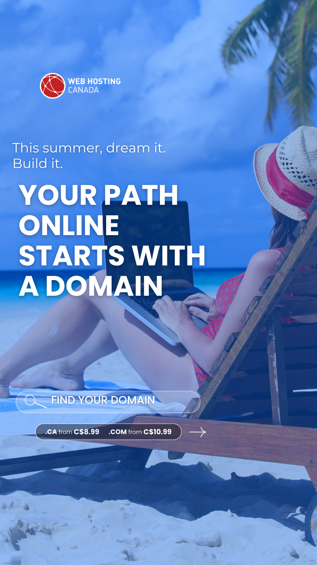 Web Hosting Canada Facebook ad