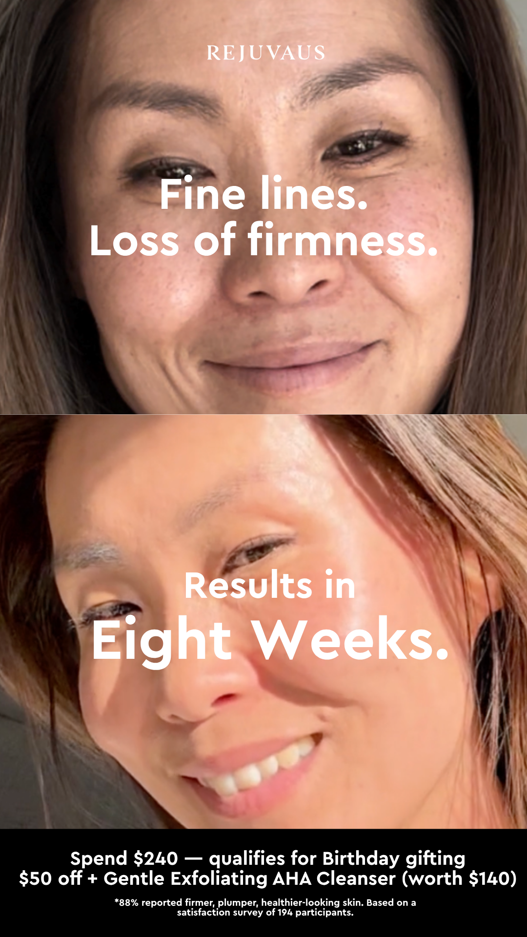 Rejuvaus Facebook ad
