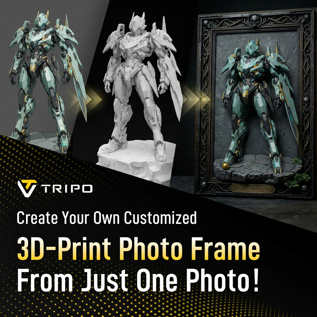 Tripo3D Facebook ad
