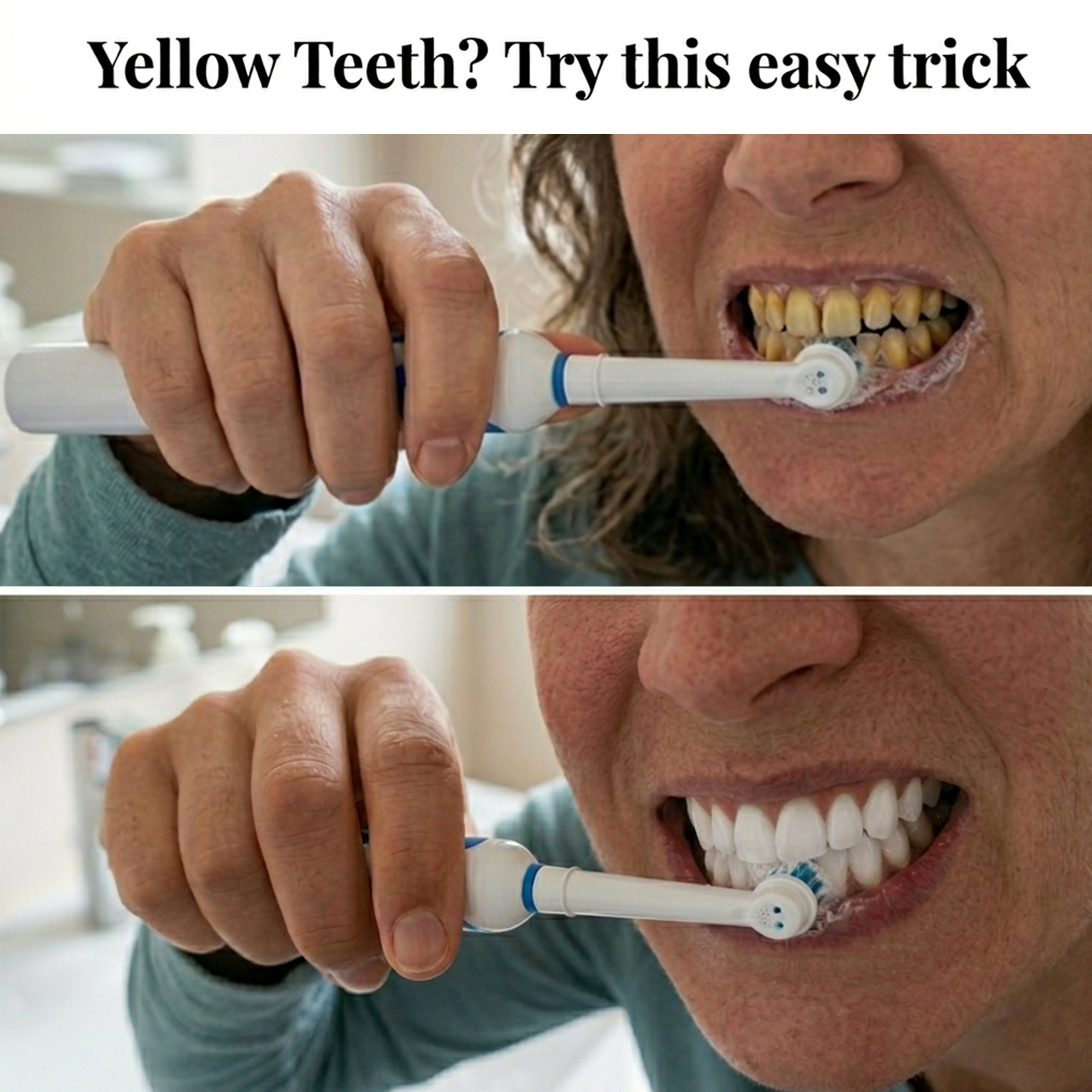 Modern Wellness Journal Facebook ad: Delete Yellow Teeth in 7 Days