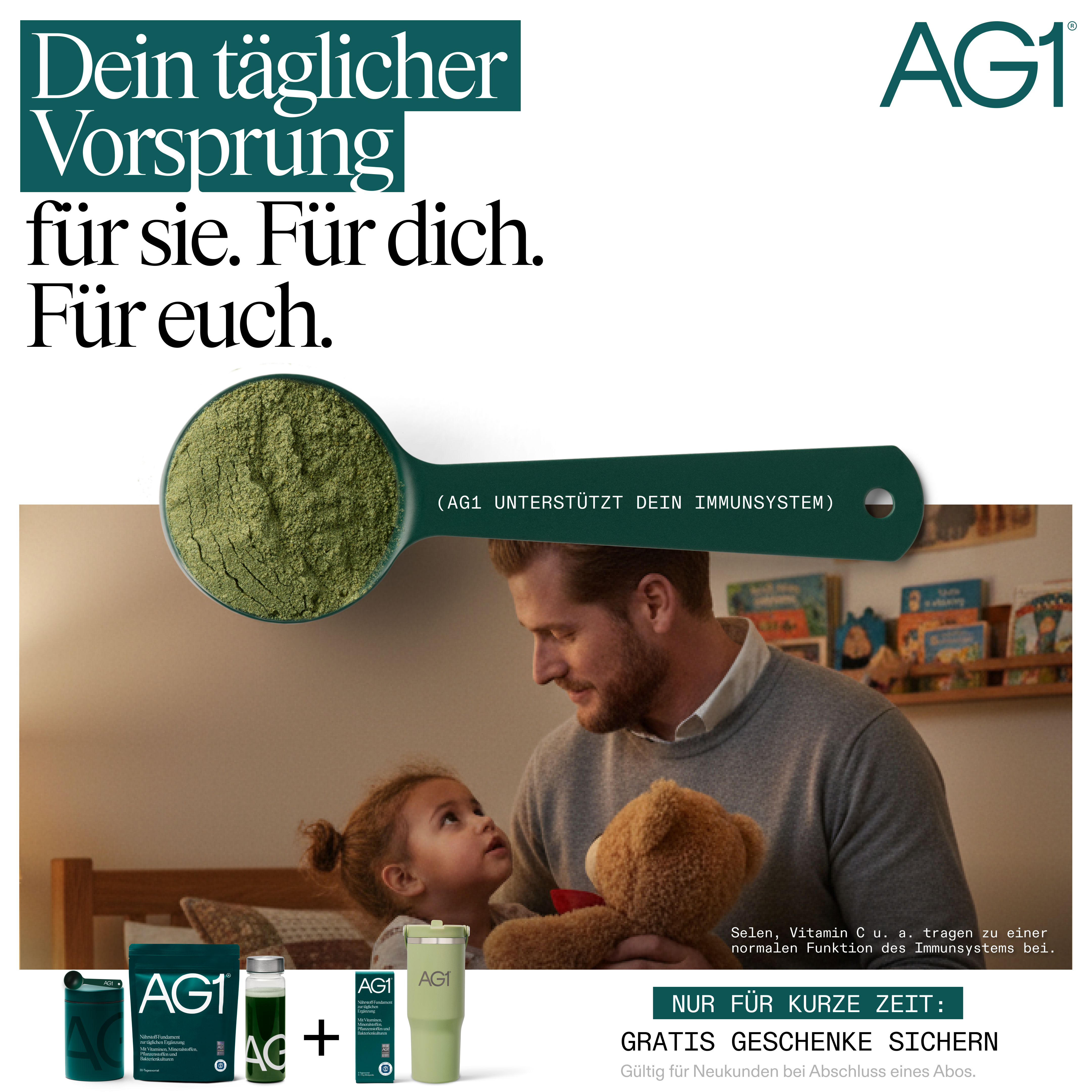 AG1 Deutschland Facebook ad
