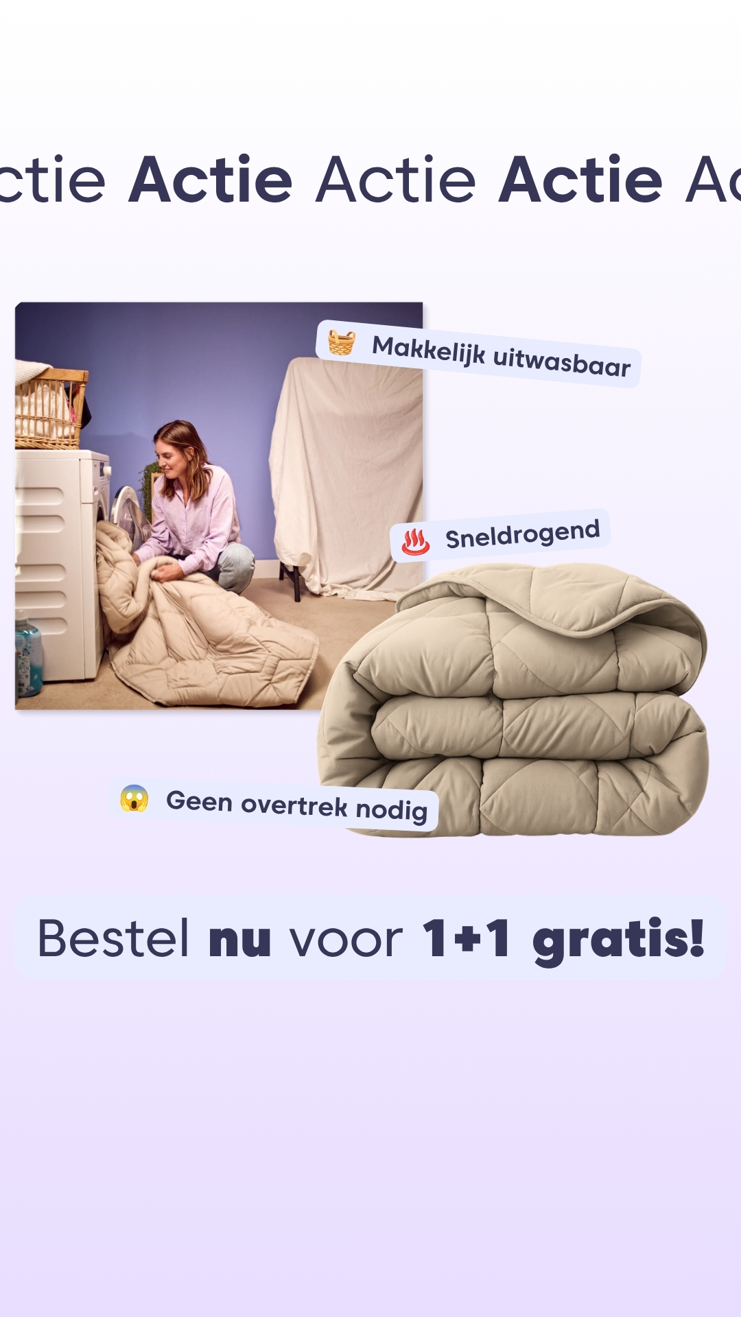 HappyBed Facebook ad