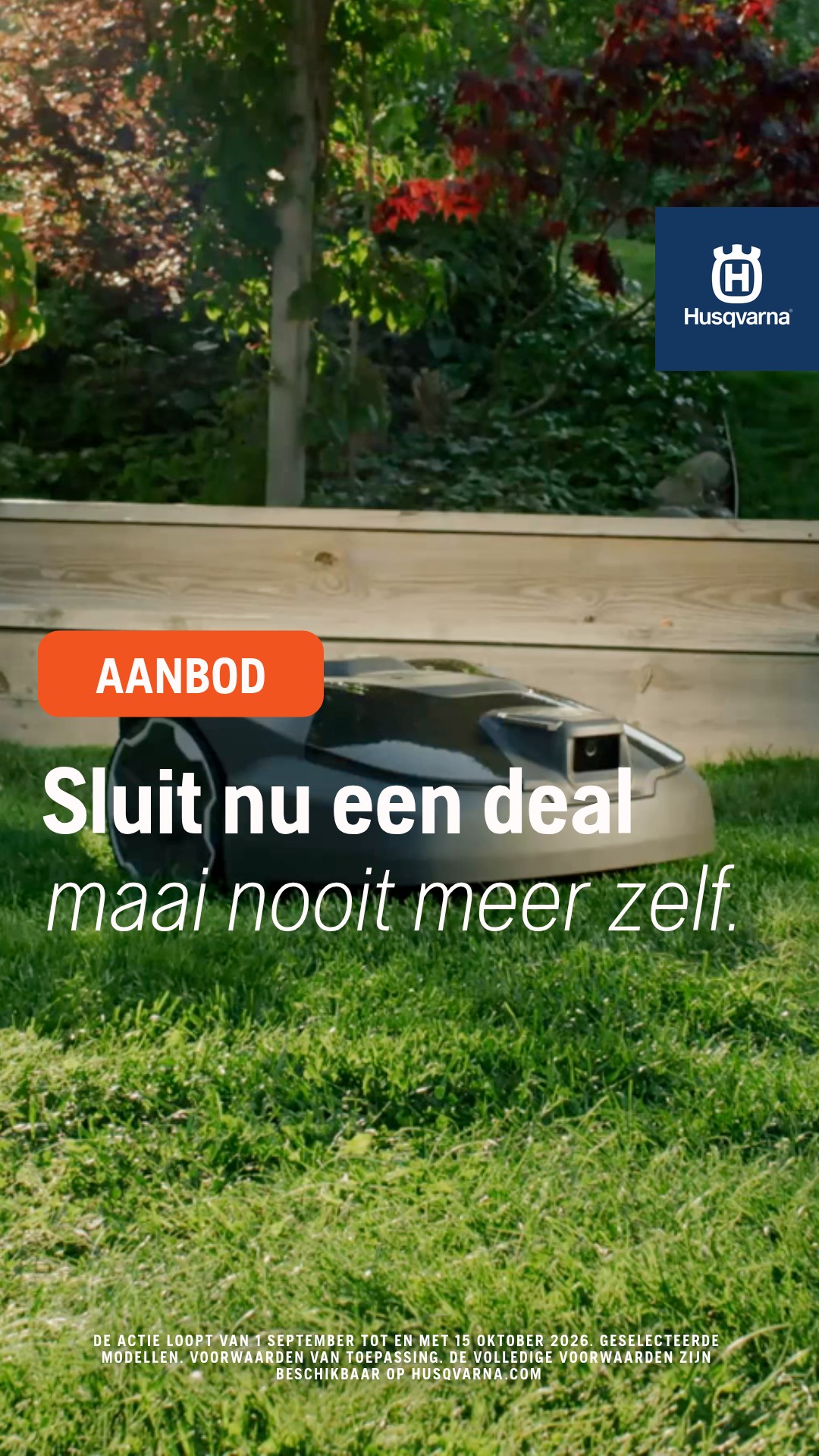 Husqvarna Facebook ad: Tijdelijke aanbieding