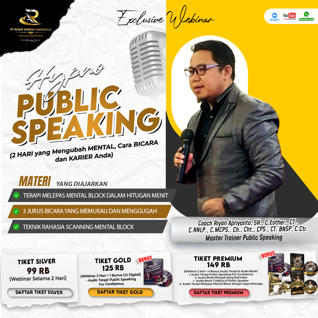 Riyan Apriyanto Pelatih Public Speaking Facebook ad
