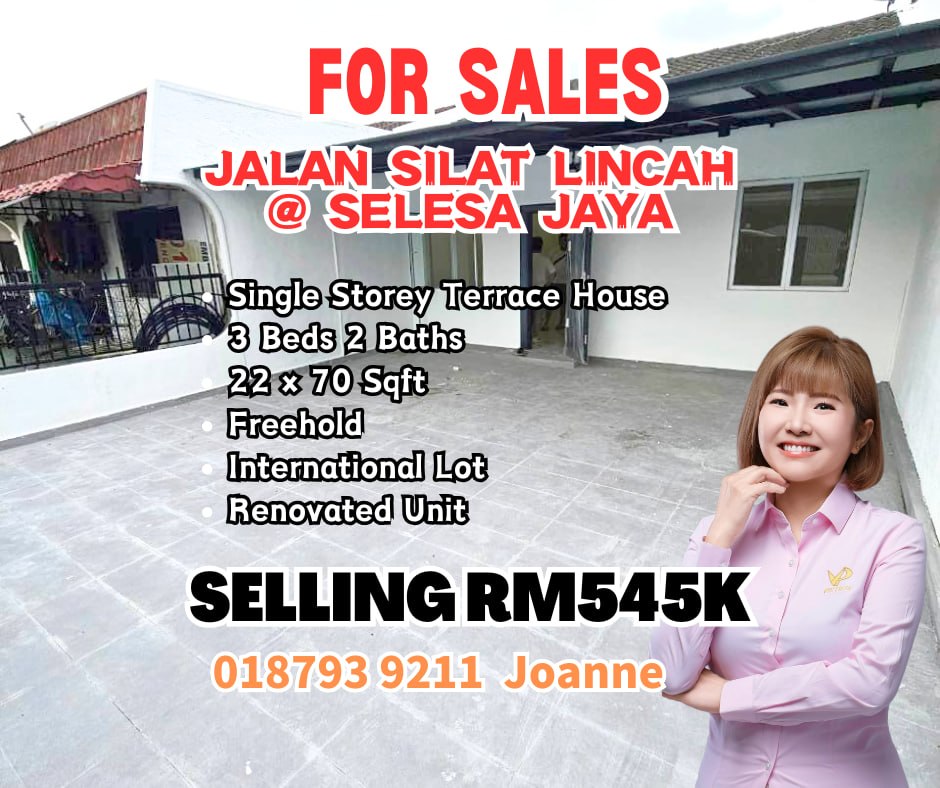 CCK Property Johor Bahru Facebook ad: Jalan Silat Lincah @ Bandar Selesa Jaya