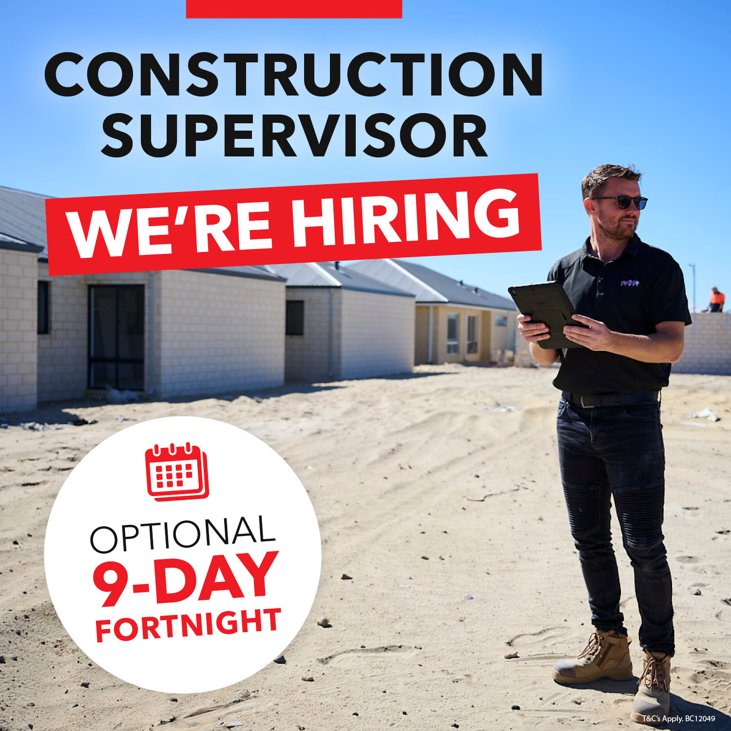 Scott Park Group Facebook ad: Construction Supervisor Wanted