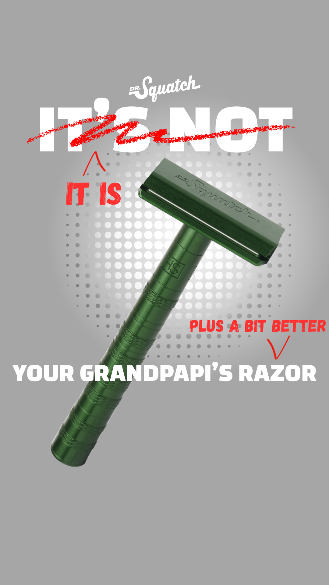Dr. Squatch Facebook ad