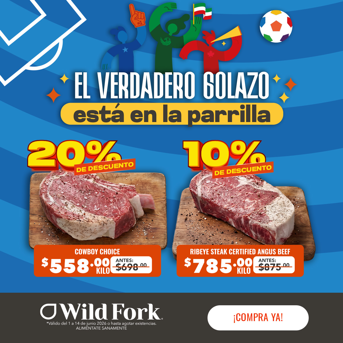 WildFork.mx Facebook ad