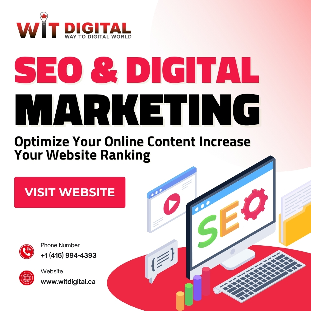 WIT Digital Inc Facebook ad: #1 SEO & Website Development in GTA