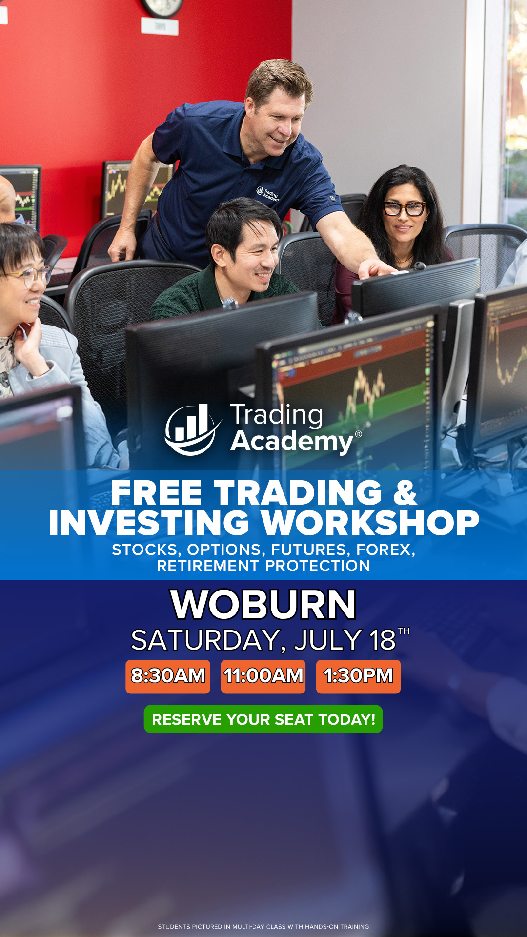Trading Academy Facebook ad