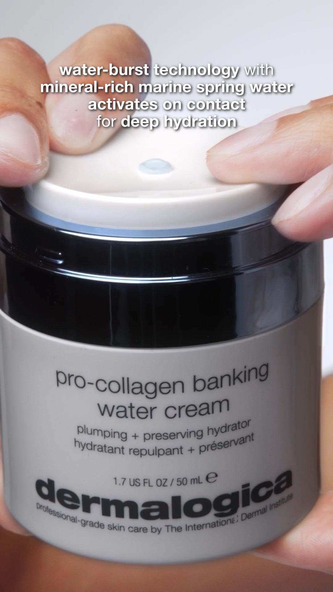 Dermalogica Australia Facebook ad: plumping + preserving hydrator