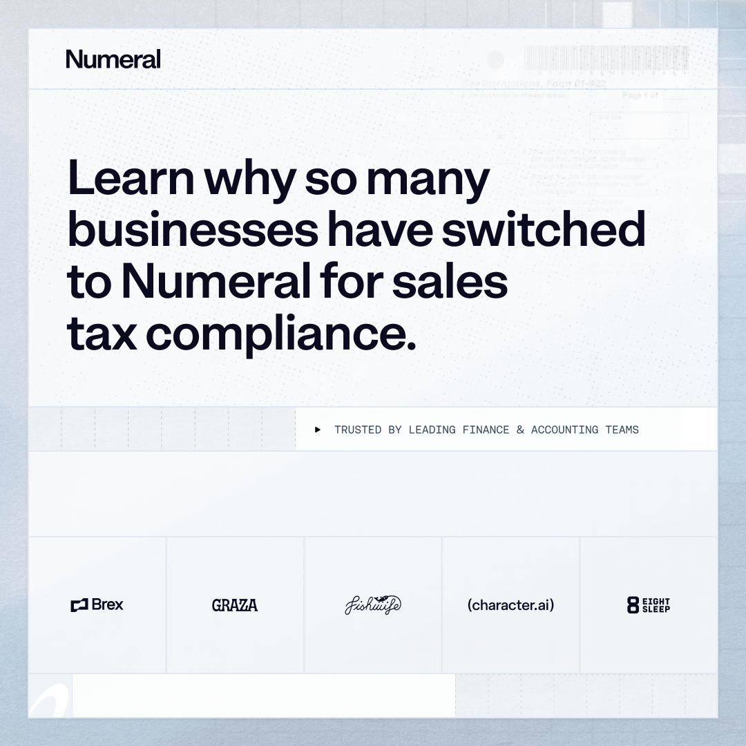 Numeral Tax Facebook ad