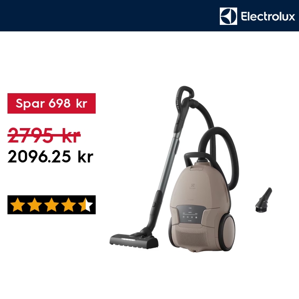 Electrolux Facebook ad: Nu rydder vi ud, vasker af og gør…