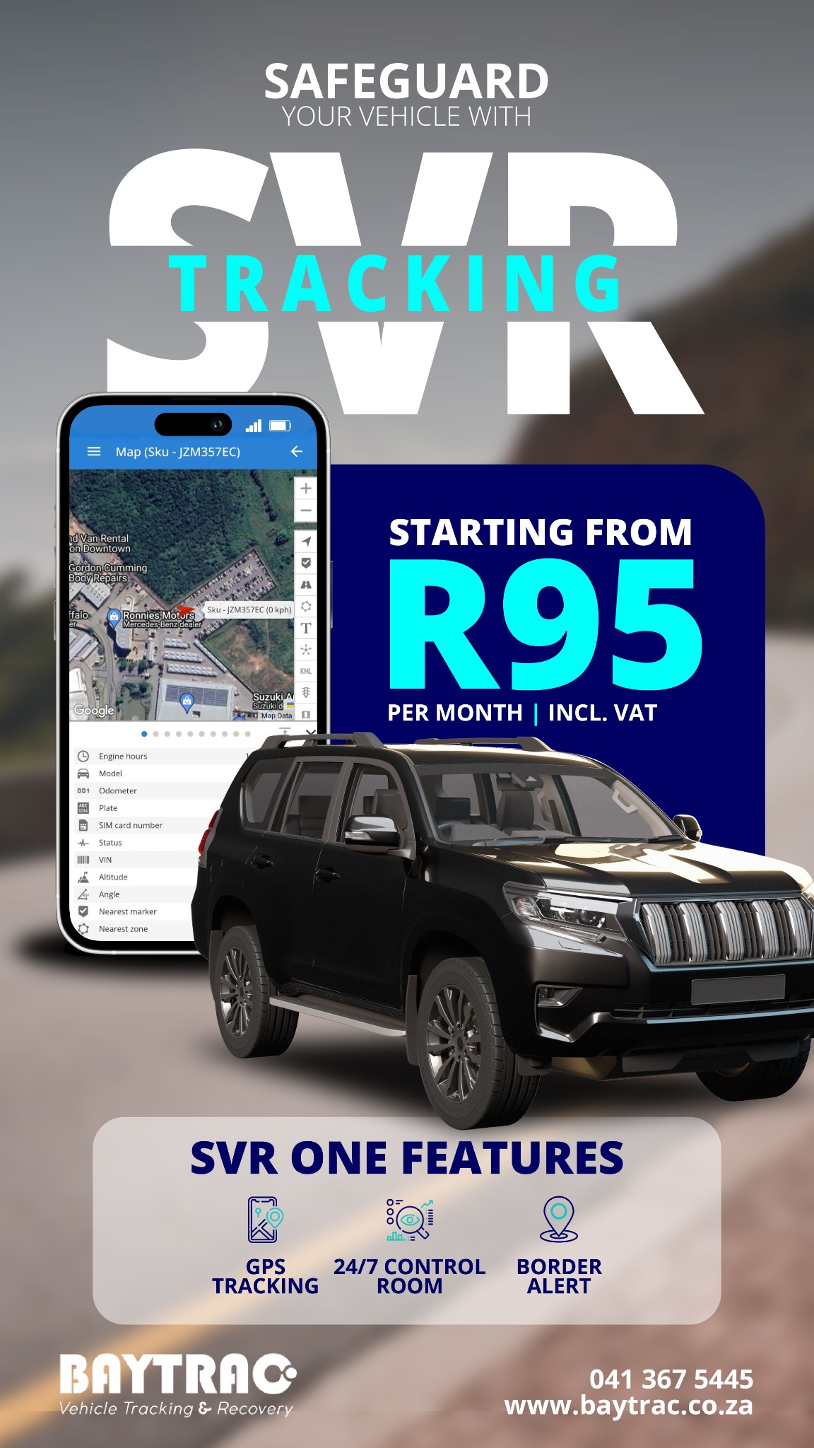 Baytrac Vehicle & Fleet Tracking Facebook ad from Sep 2, 2025