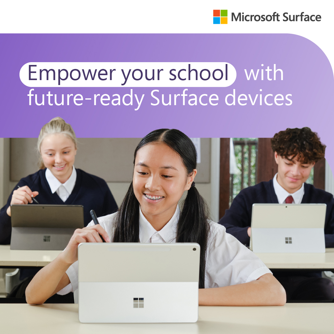Microsoft Australia Education Facebook ad