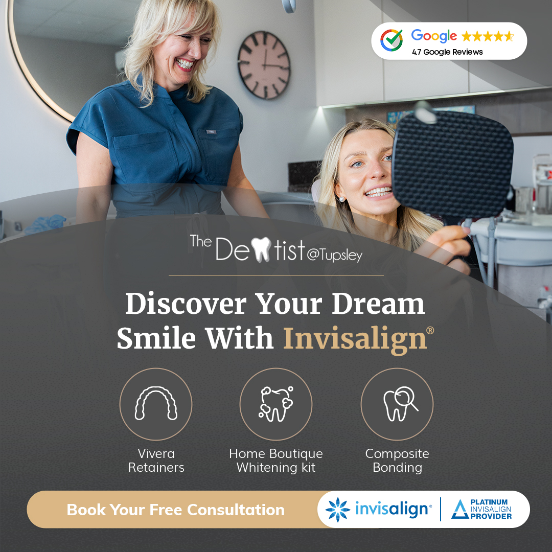 The Dentist at Tupsley Facebook ad from Aug 11, 2025