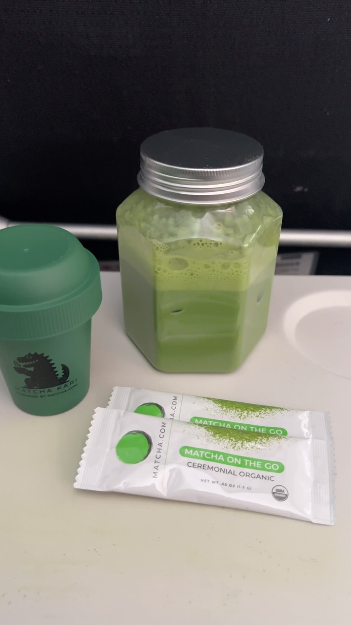 Matcha.com Facebook ad: pov: you bring your own matcha on the…