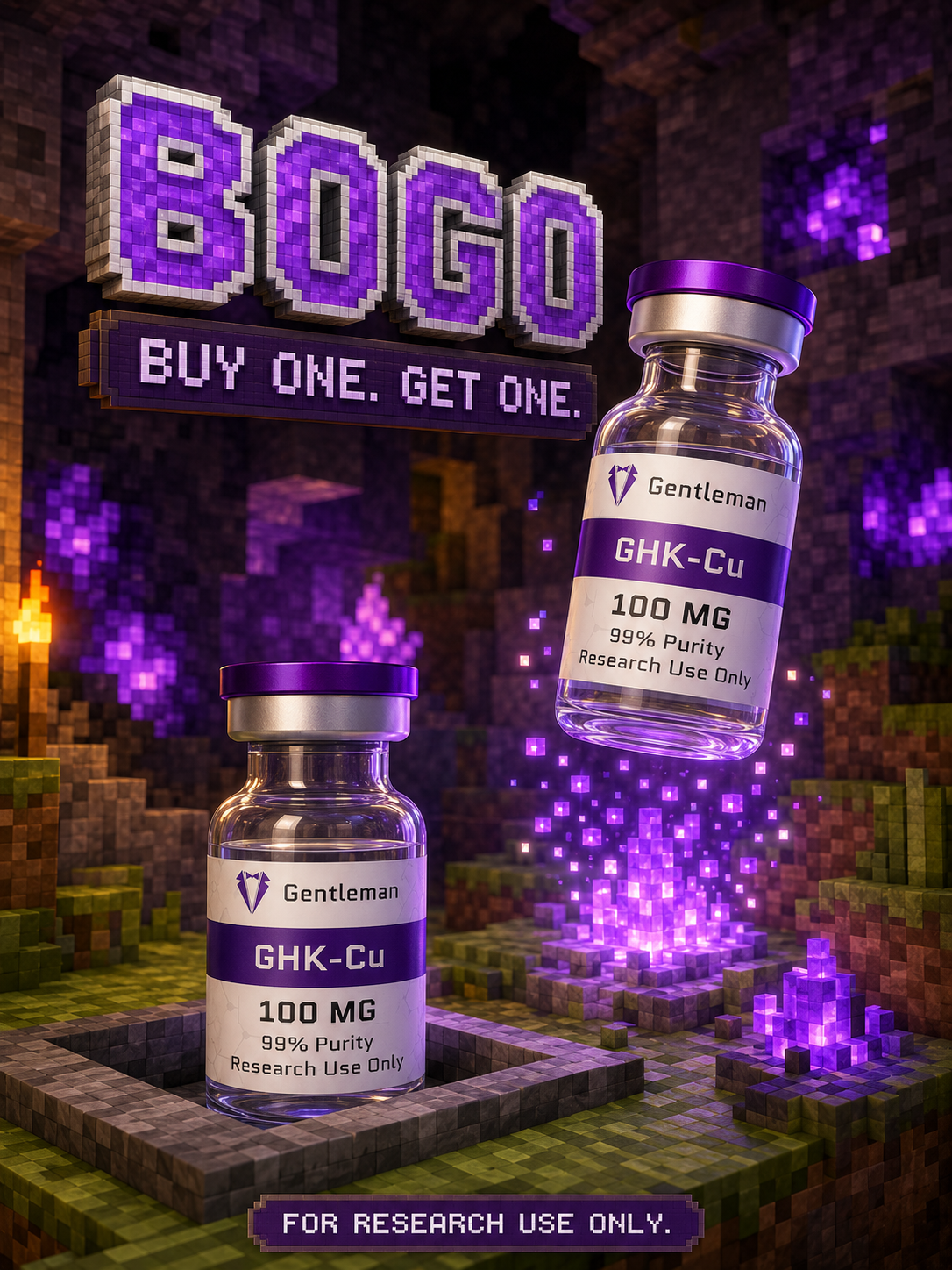 Gentlemen Science Department Facebook ad: BOGO Event Live at Gentleman