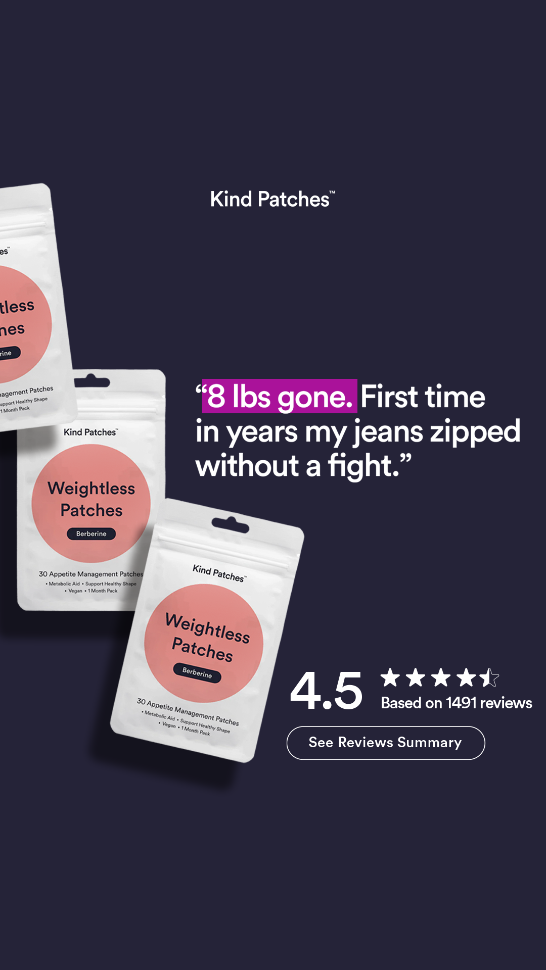 Kind Patches Facebook ad