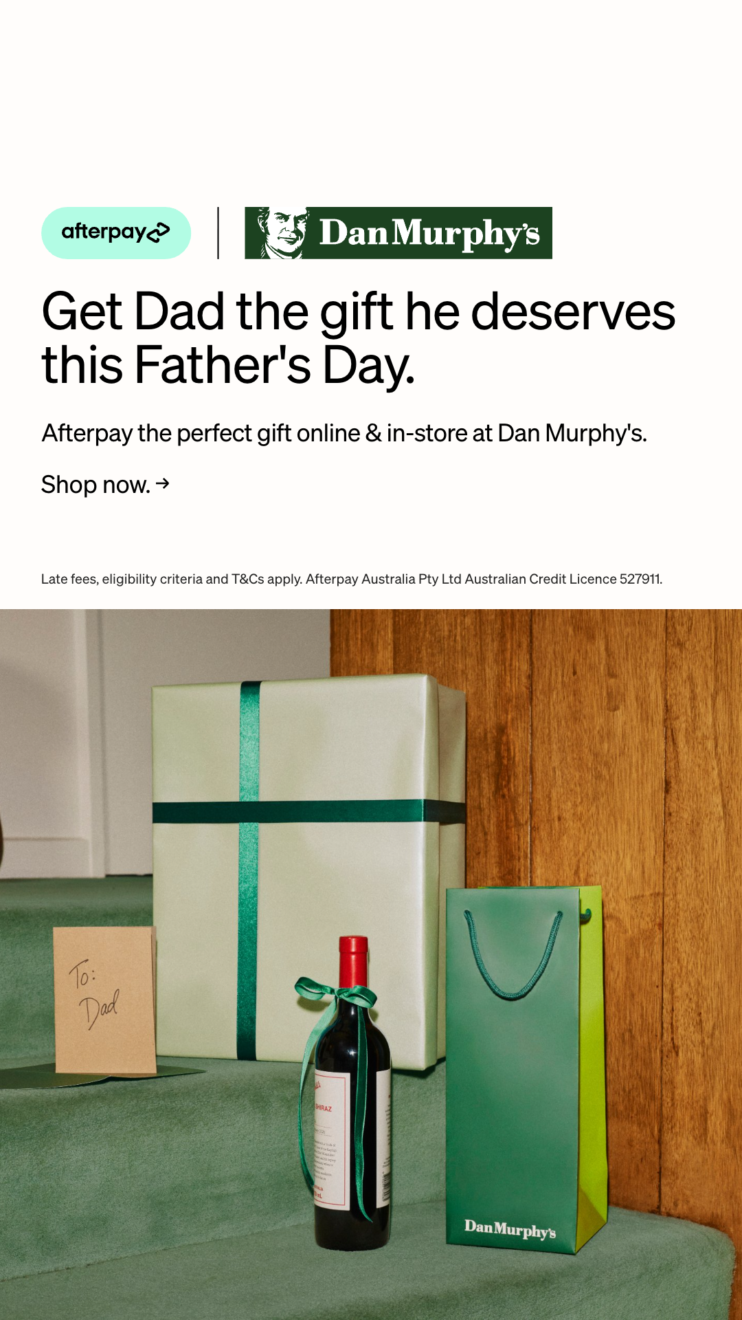 Afterpay Facebook ad